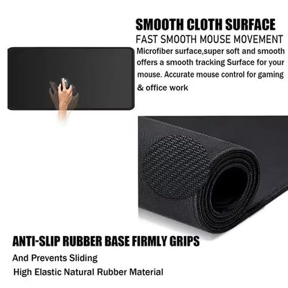 Premium Stone Texture XL Desk Mat – Anti-Slip Gaming & Work Mousepad