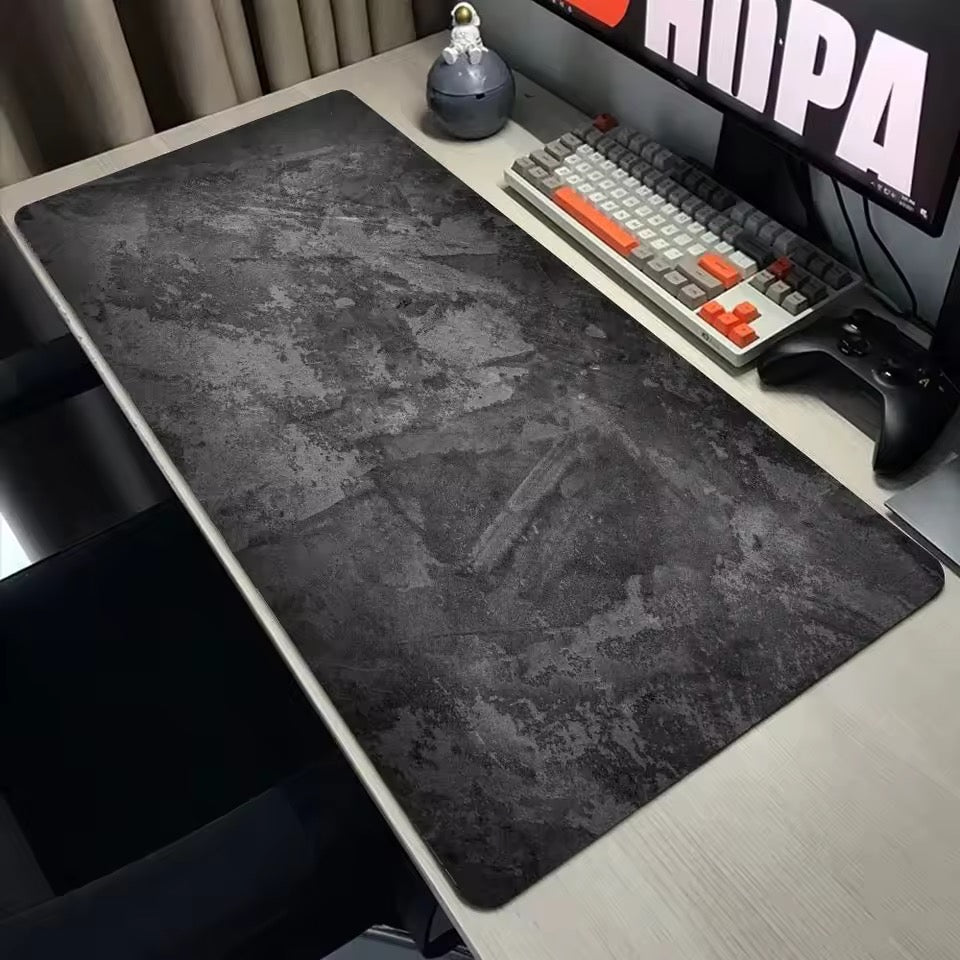 Premium Stone Texture XL Desk Mat – Anti-Slip Gaming & Work Mousepad